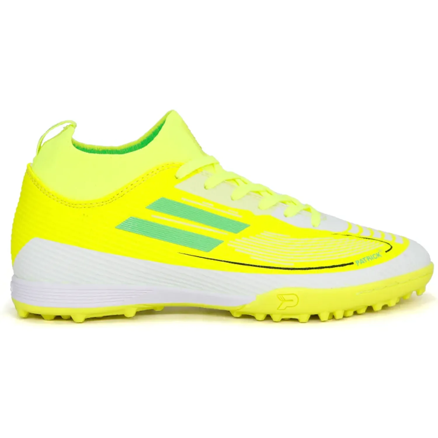 Zapatillas Patrick De Futbol Niños Gavi-J26 color lemon / green | Platanitos