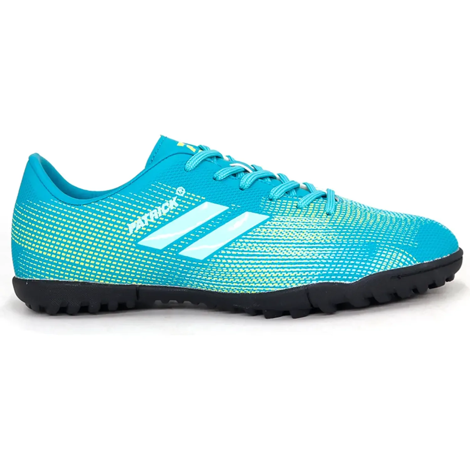 Zapatillas Patrick De Futbol Niños Olivera/J26 color turquoise / yellow | Platanitos