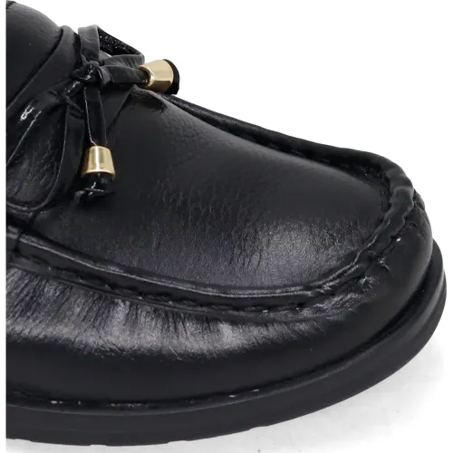 PAR&SS Zuecos Casuales De Cuero Para Mujer  2623-Ka26q1