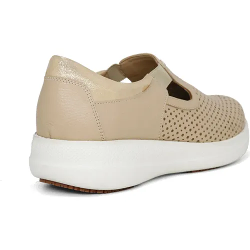 PAR&SS Zapato Casual De Cuero Mujer 2649-Ka26q1