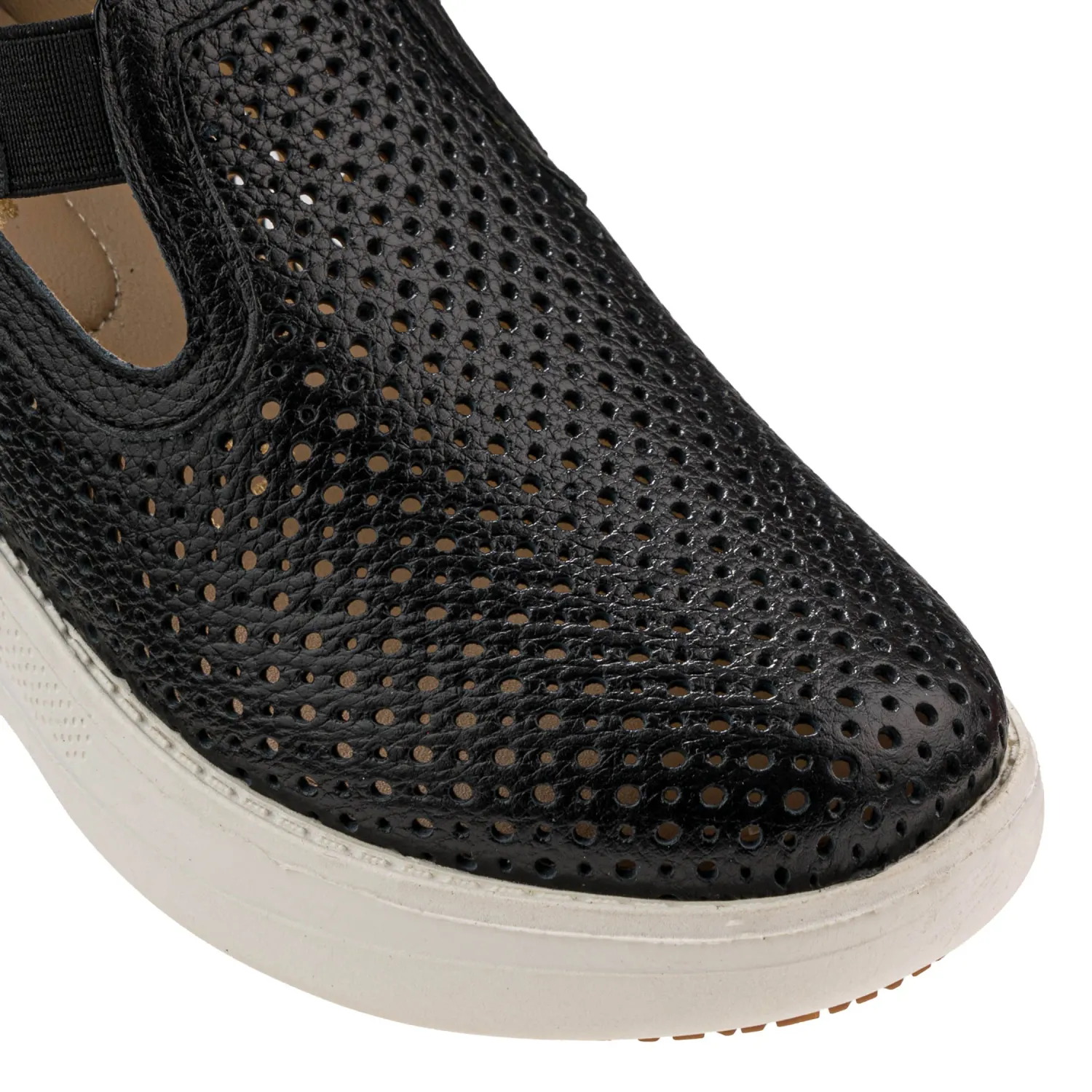 Zapato Par&Ss Casual De Cuero Mujer 2649-Ka26q1 color negro | Platanitos