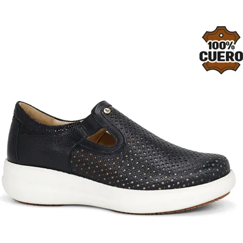 Zapato Par&Ss Casual De Cuero Mujer 2649-Ka26q1 color negro | Platanitos