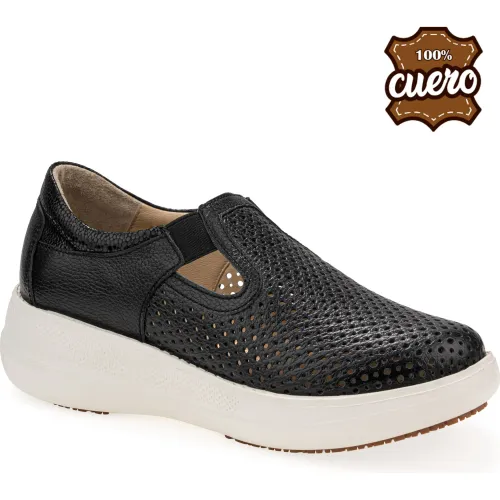 PAR&SS Zapato Casual De Cuero Mujer 2649-Ka26q1