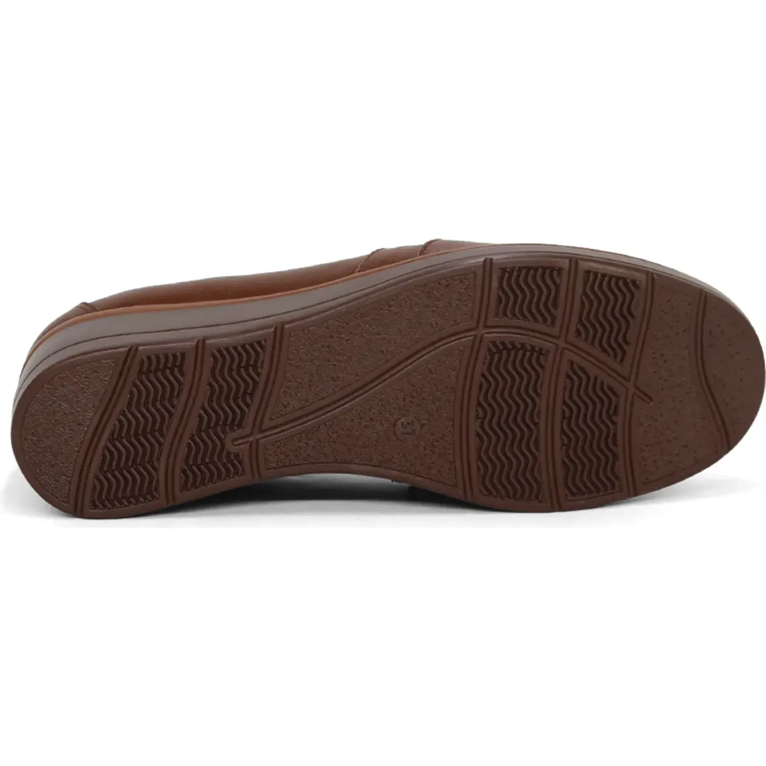 Zapato Par&Ss Casual De Cuero Mujer 2682-Ka26q1 color marron oscuro | Platanitos