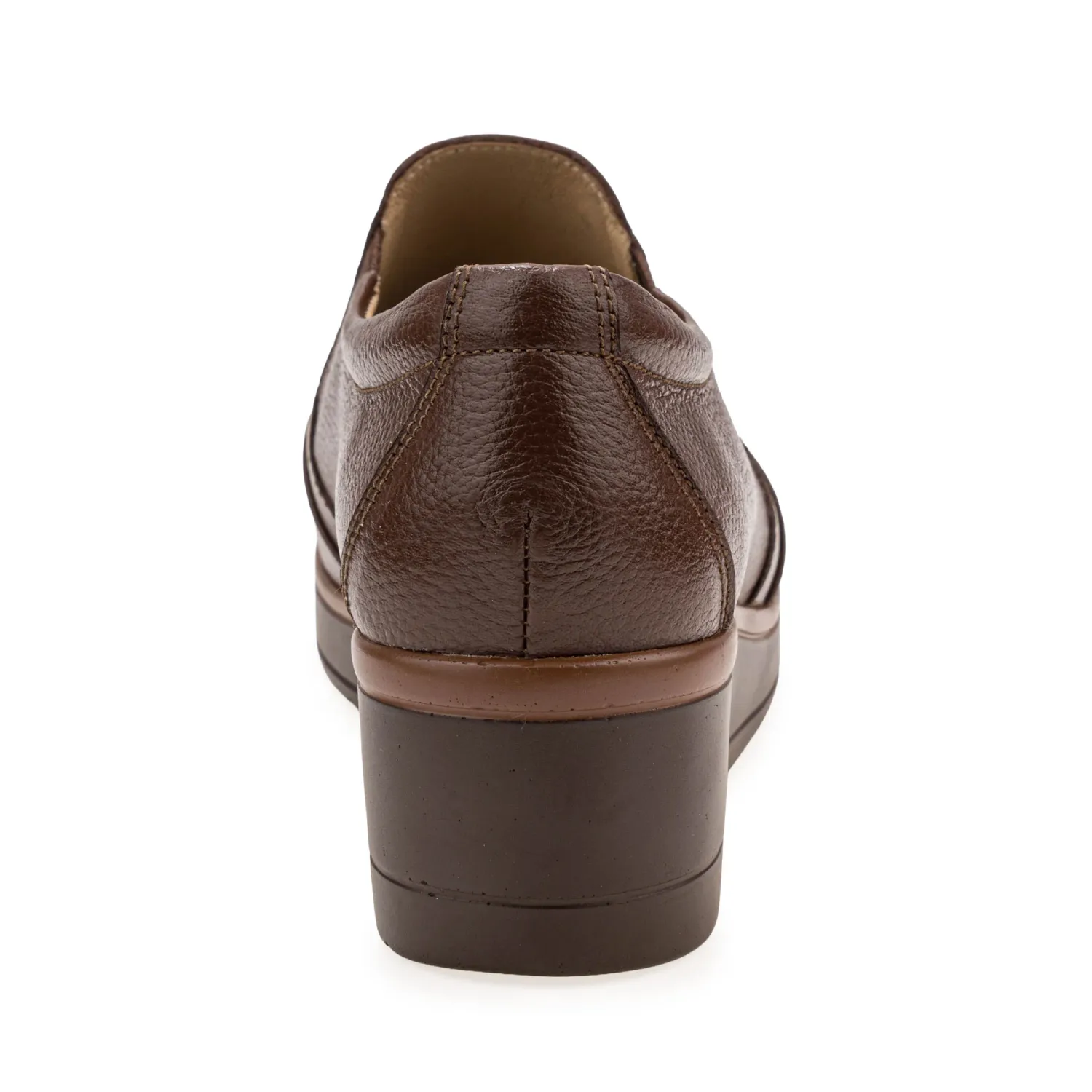 Zapato Par&Ss Casual De Cuero Mujer 2682-Ka26q1 color marron oscuro | Platanitos
