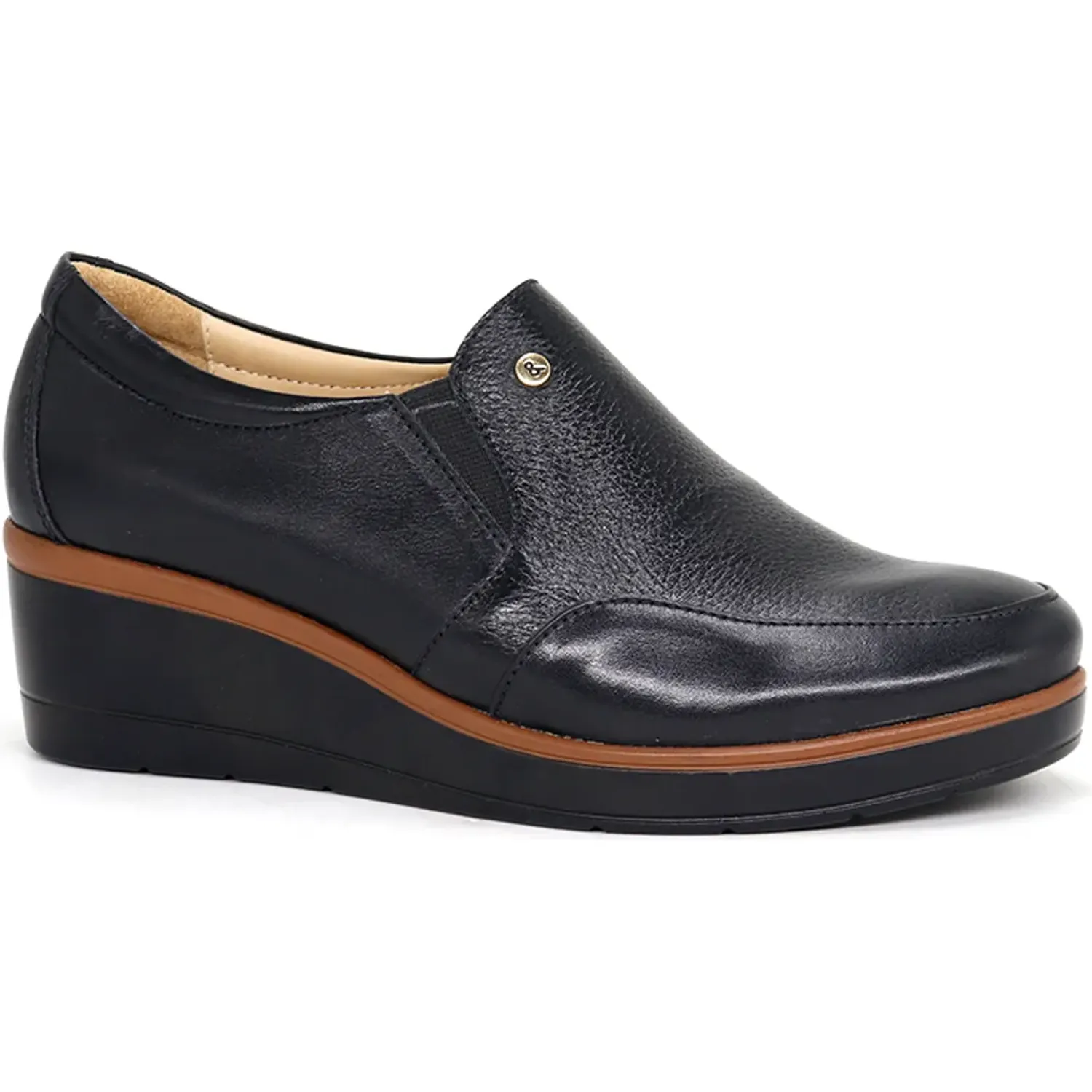 Zapato Par&Ss Casual De Cuero Mujer 2682-Ka26q1 color negro | Platanitos