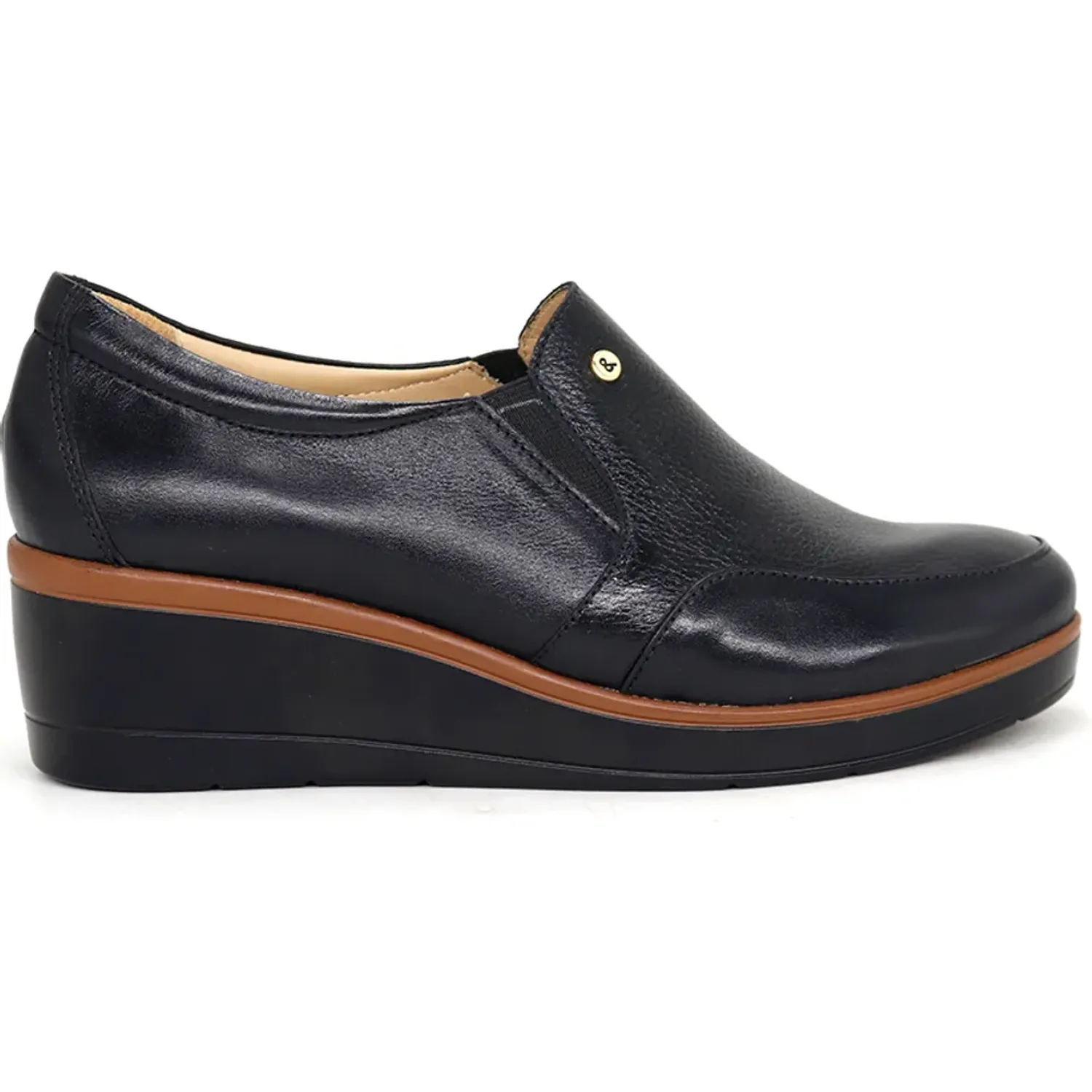 Zapato Par&Ss Casual De Cuero Mujer 2682-Ka26q1 color negro | Platanitos