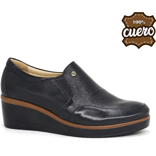 PAR&SS Zapato Casual De Cuero Mujer 2682-Ka26q1