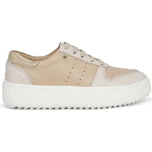 PAR&SS Zapatillas Urbanas De Cuero Mujer 2637-Ka26q1
