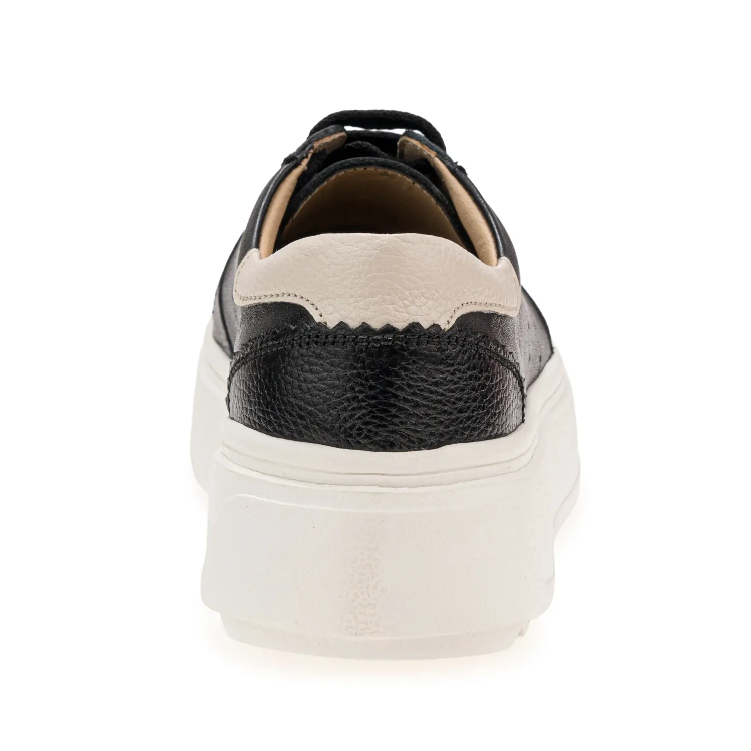 Zapatillas Par&Ss Urbanas De Cuero Mujer 2637-Ka26q1 color negro | Platanitos