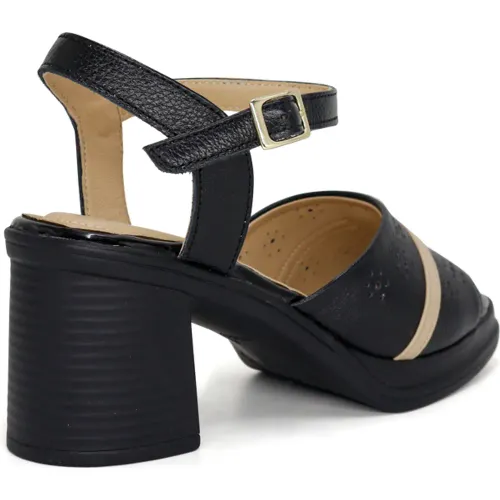 PAR&SS Sandalias Casual Cuero Mujer Ka25-Alcina-N