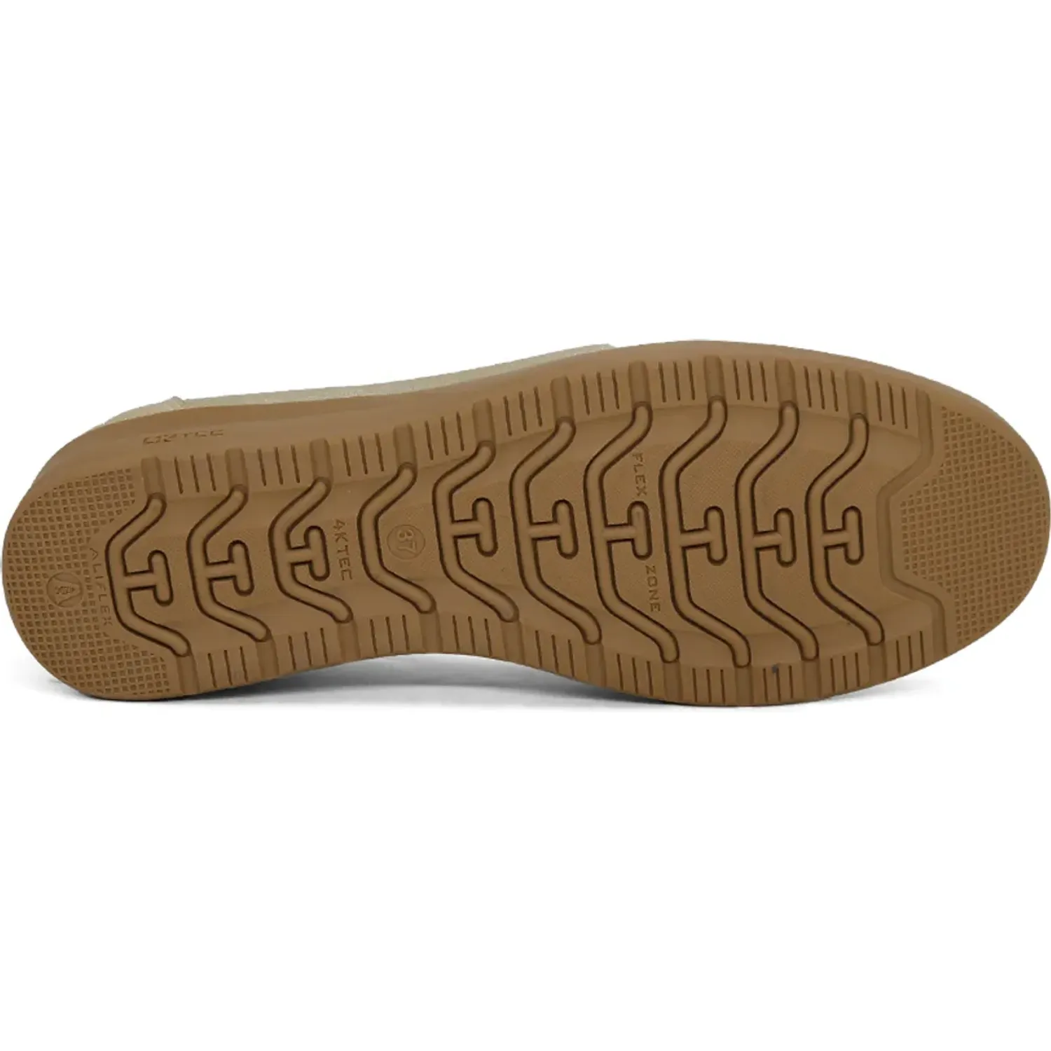 Mocasin Par&Ss Casual De Cuero Mujer 2620-Ka26q1 color dorado | Platanitos