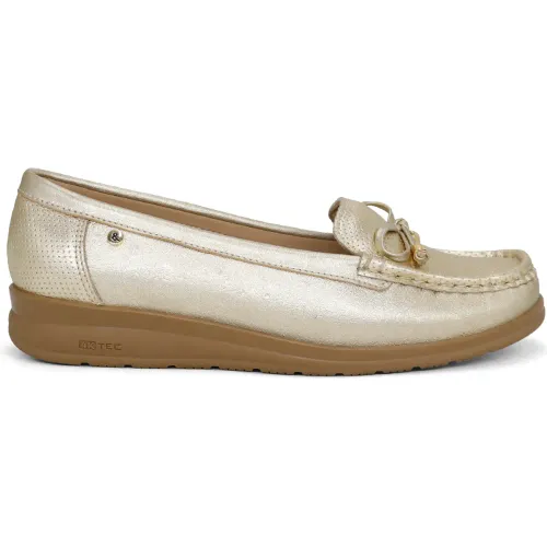 PAR&SS Mocasin Casual De Cuero Mujer 2620-Ka26q1