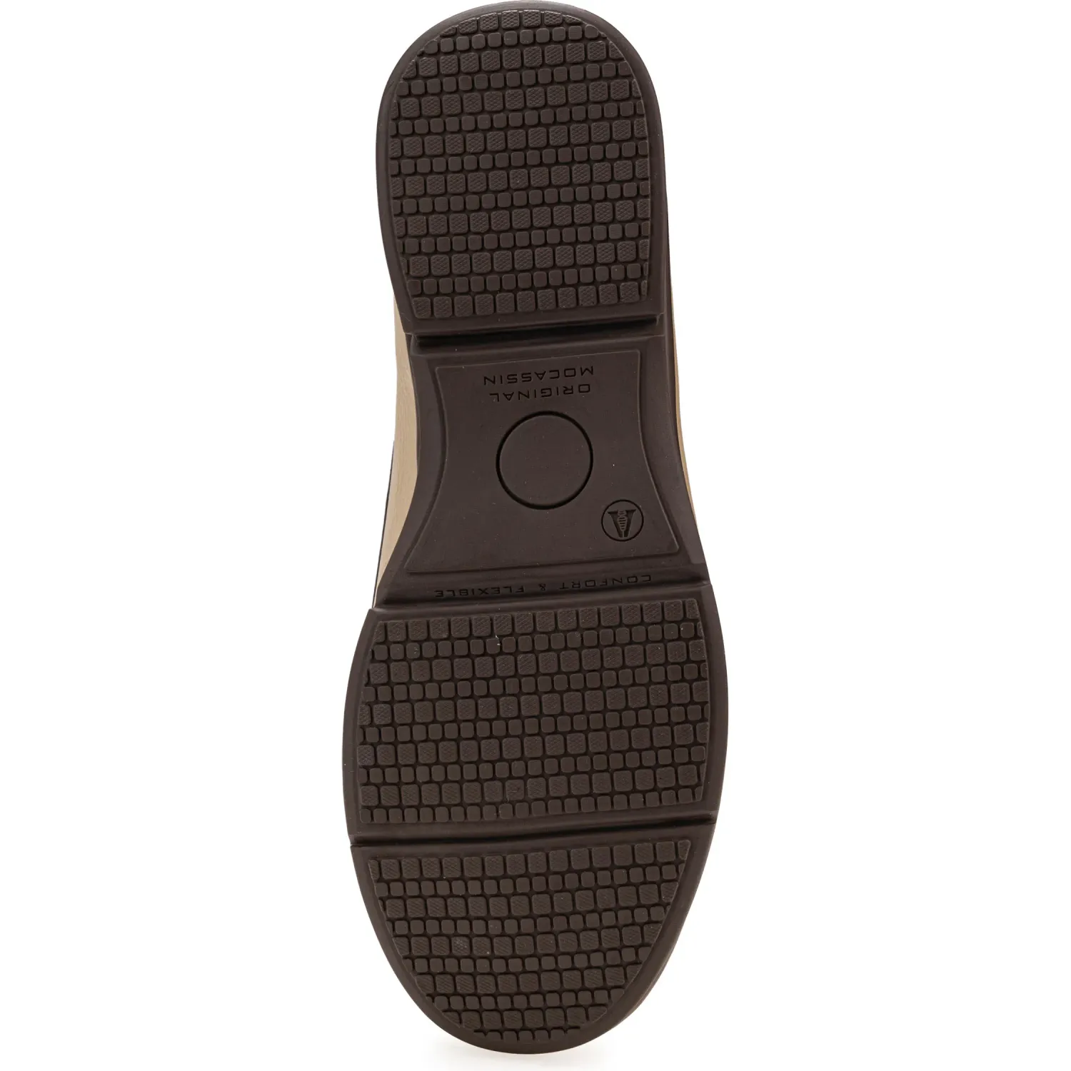 Mocasin Par&Ss Casual De Cuero Mujer Ceza-Ka26q1 color beige | Platanitos