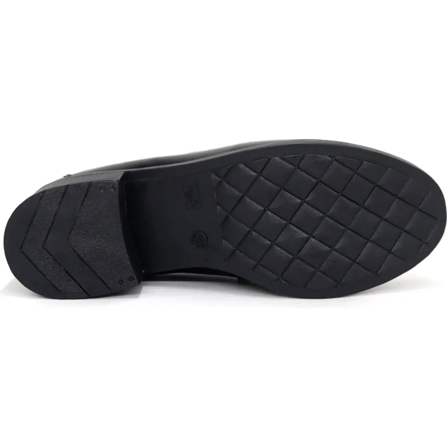 Mocasin Par&Ss Casual De Cuero Mujer 2676-Ka26q1 color negro | Platanitos