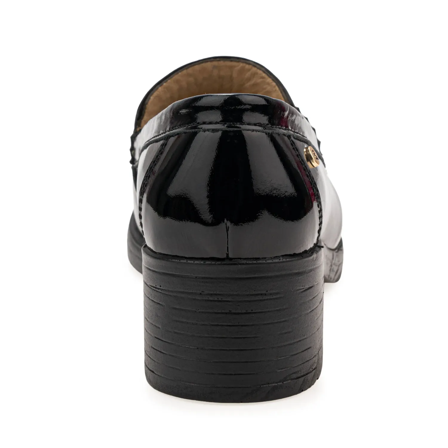 Mocasin Par&Ss Casual De Cuero Mujer 2676-Ka26q1 color negro | Platanitos