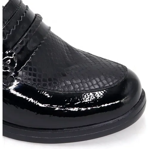 PAR&SS Mocasin Casual De Cuero Mujer 2676-Ka26q1