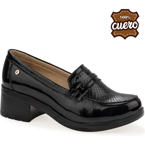 PAR&SS Mocasin Casual De Cuero Mujer 2676-Ka26q1