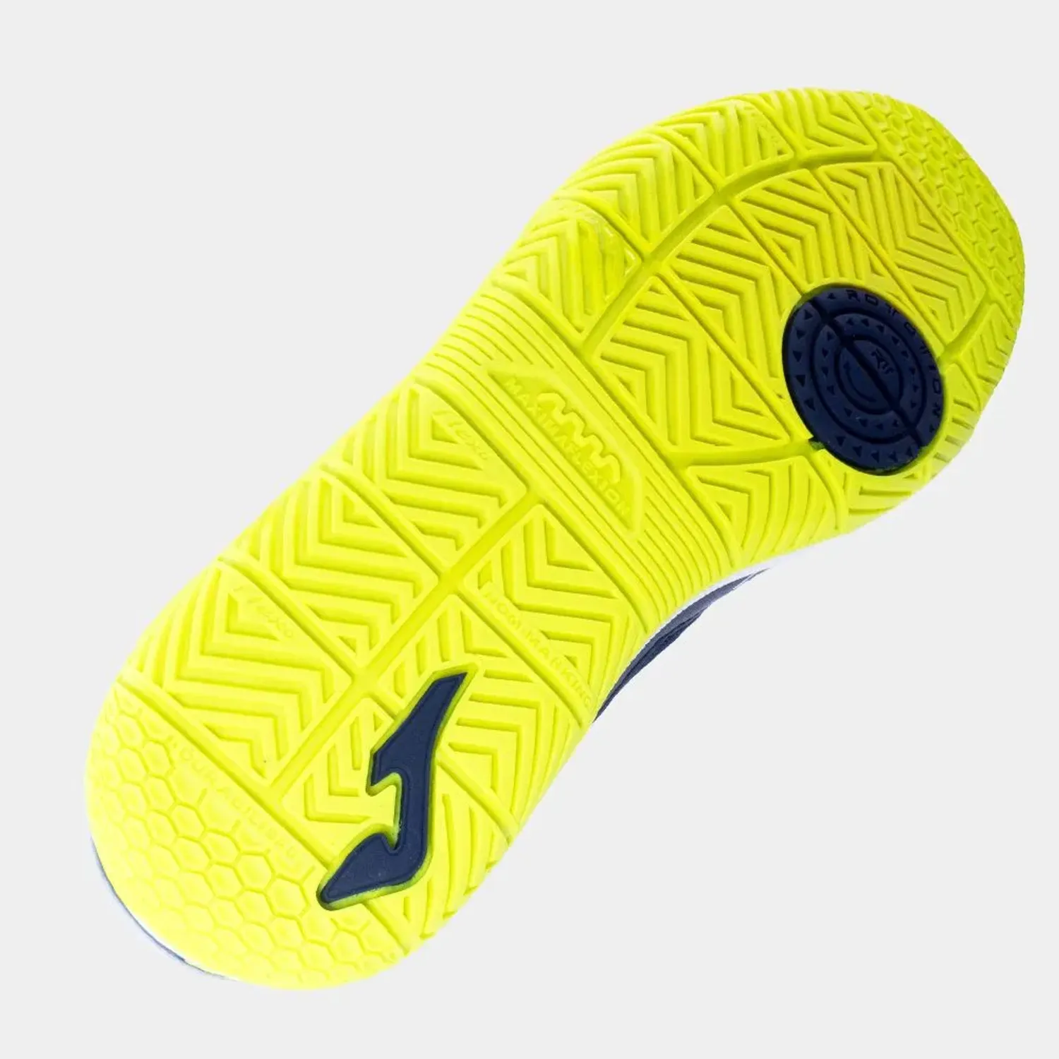 Zapatillas Joma De Futbol Sala Juvenil Unisex Max Jr 2603 In color azul / blanco | Platanitos