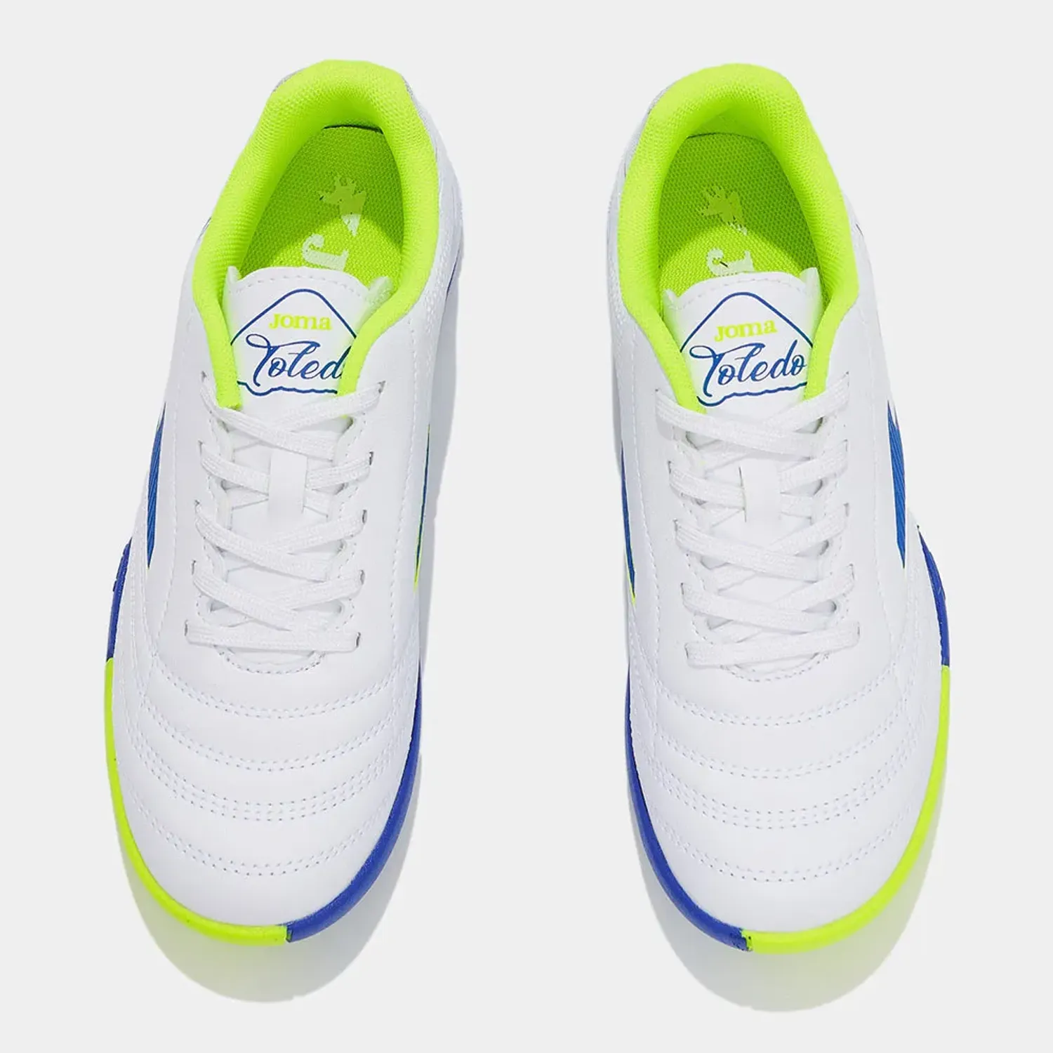 Zapatillas Joma De Futbol Sala Juvenil Unisex Toledo Jr 2602 Tf color blanco | Platanitos