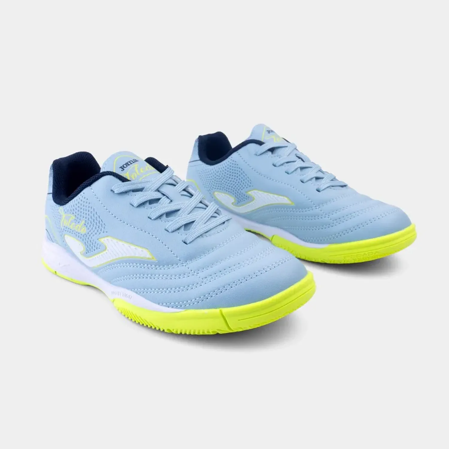 Zapatillas Joma De Futbol Sala Juvenil Unisex Toledo Jr 2605 In color celeste | Platanitos