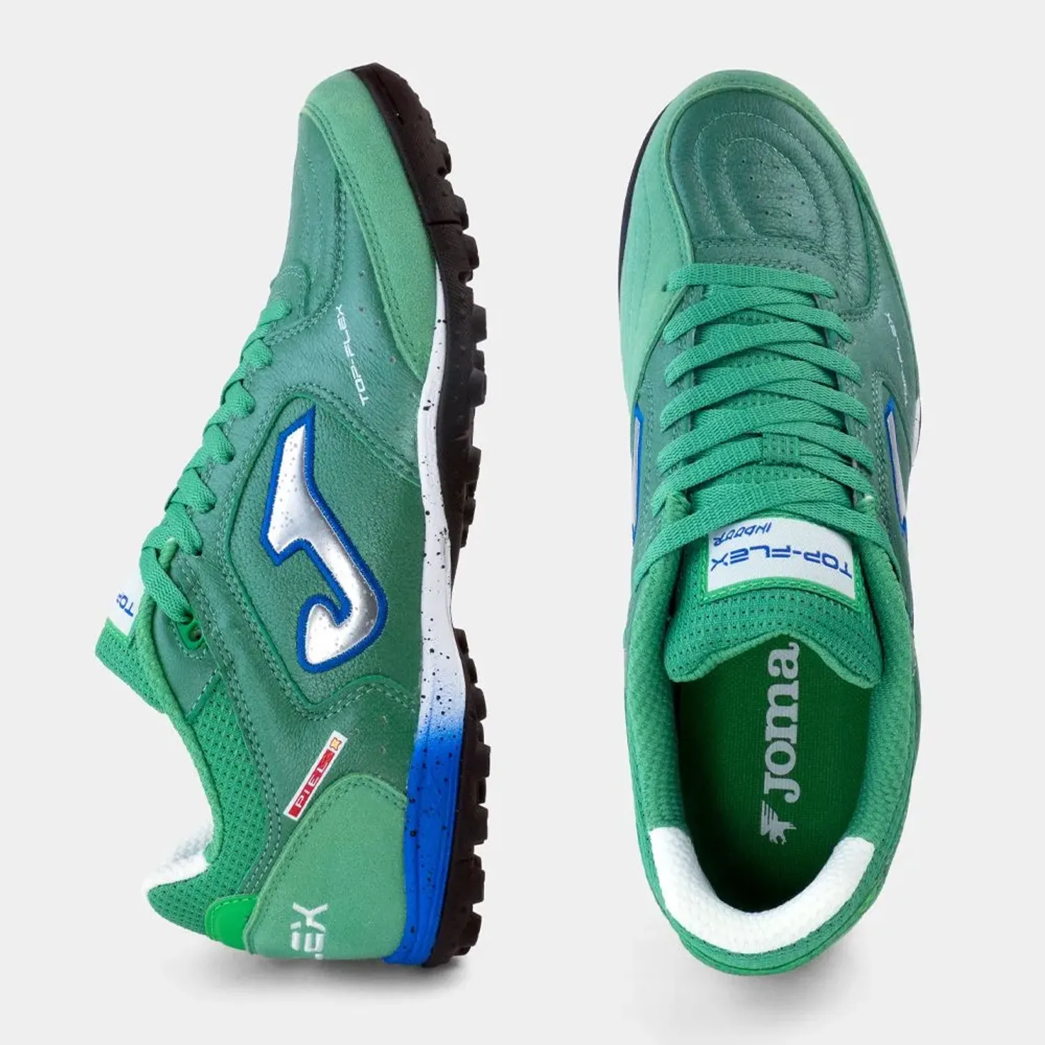 Zapatillas Joma De Futbol Sala Hombre Top Flex 2615 Tf color verde | Platanitos