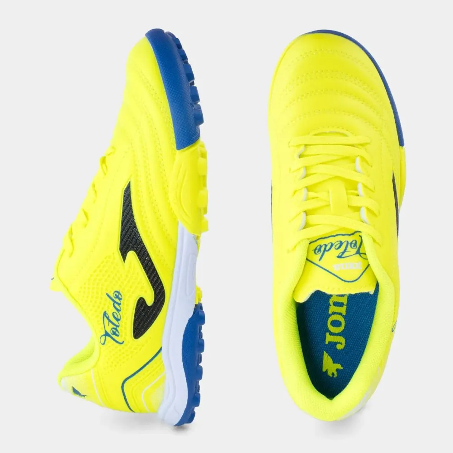 Zapatillas Joma De Futbol Juvenil Unisex Toledo Jr 2609 Tf color amarillo fosforecente | Platanitos