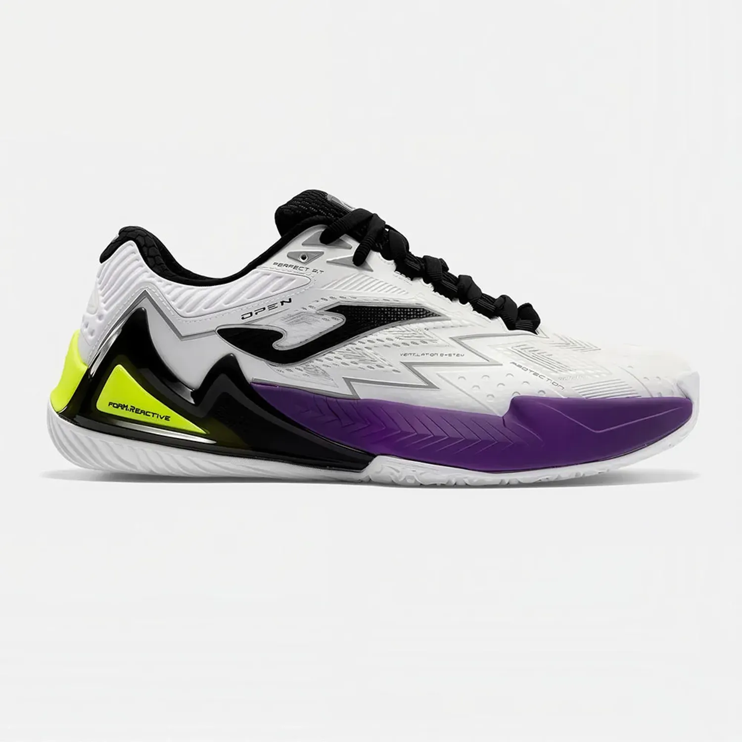 Zapatillas Joma Padel Hombre Open Men 2632 color blanco / morado | Platanitos