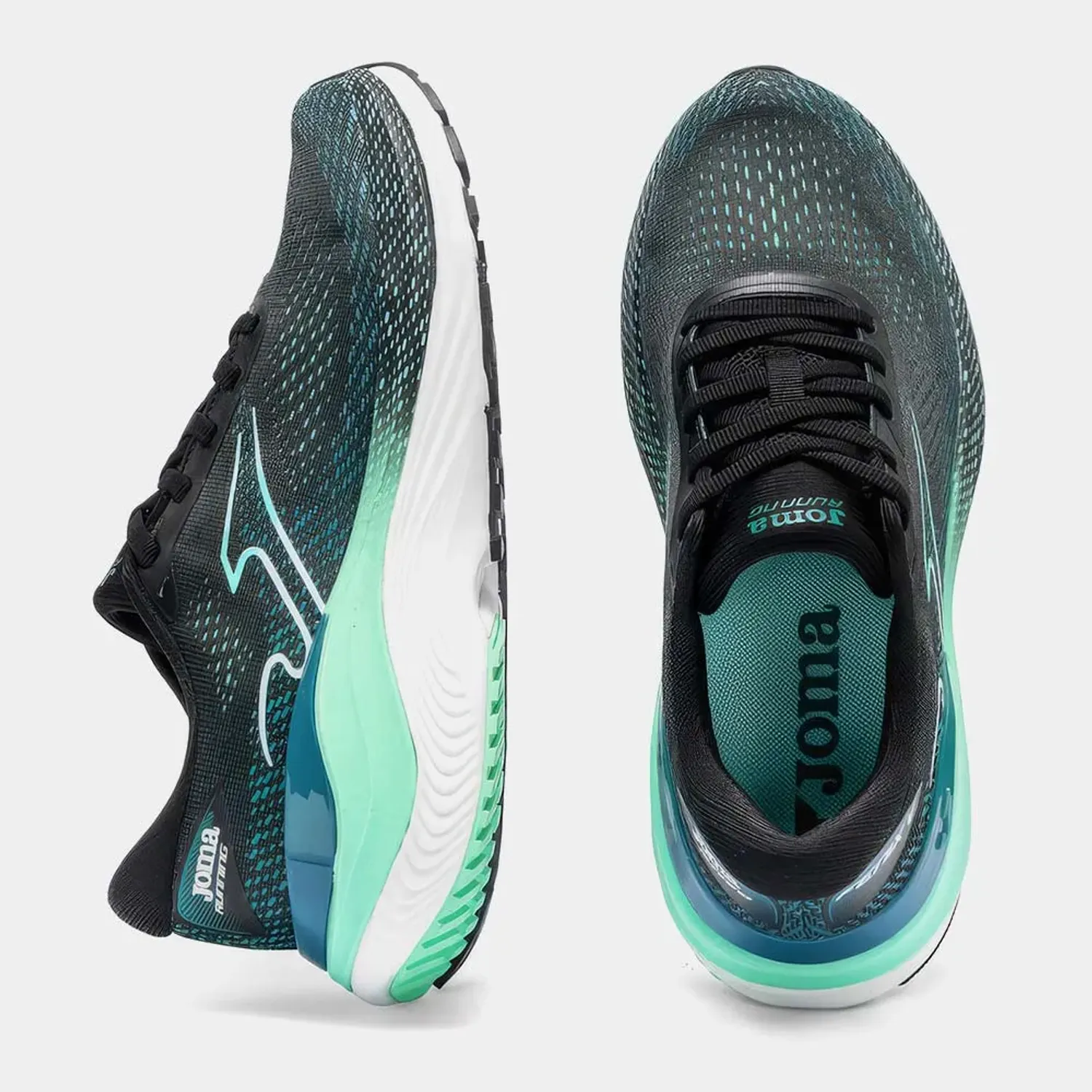 Zapatillas Joma Running Hombre Fenix Men 2601 color negro | Platanitos