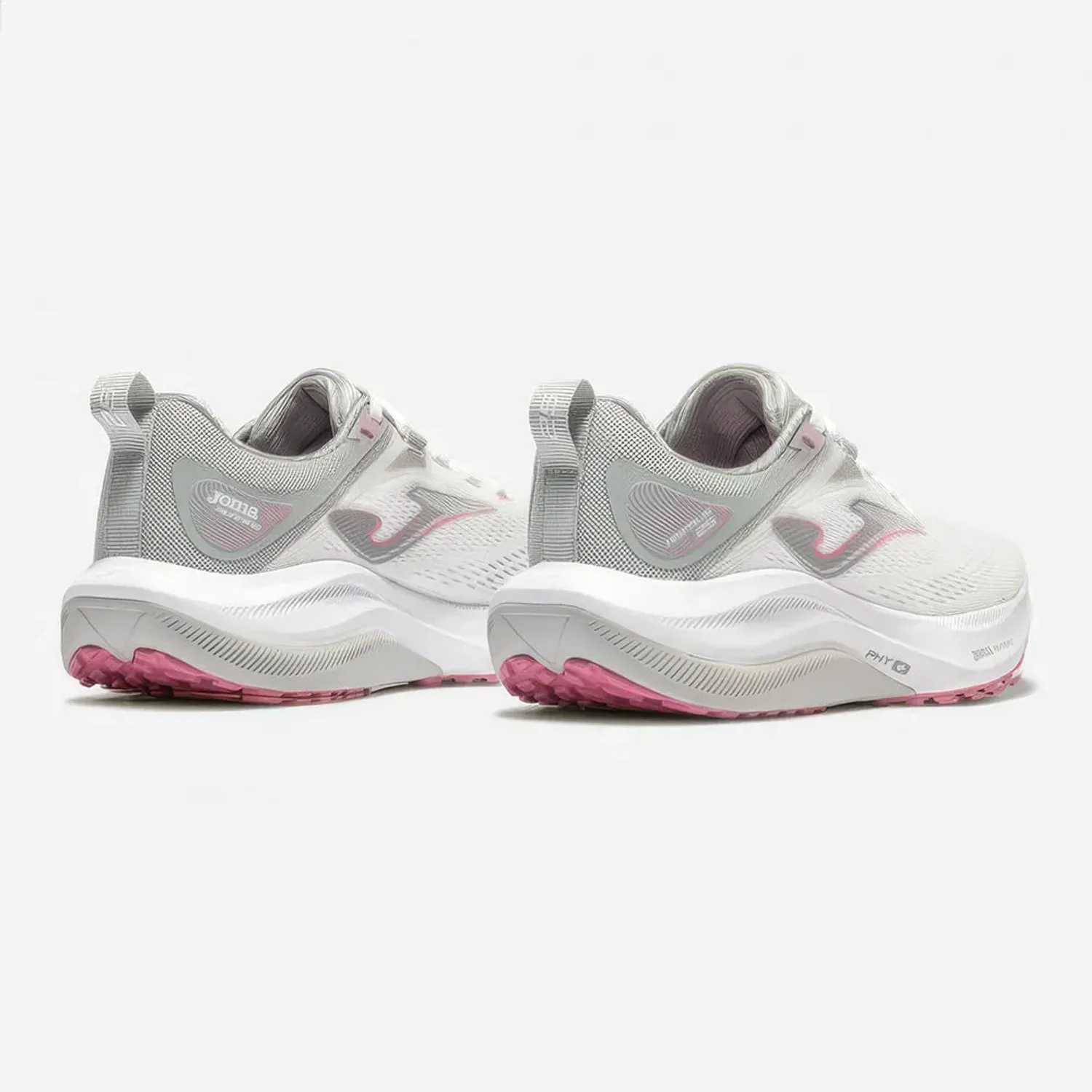 Zapatillas Joma Running Mujer Hispalis Lady 2602 color blanco / rosado | Platanitos