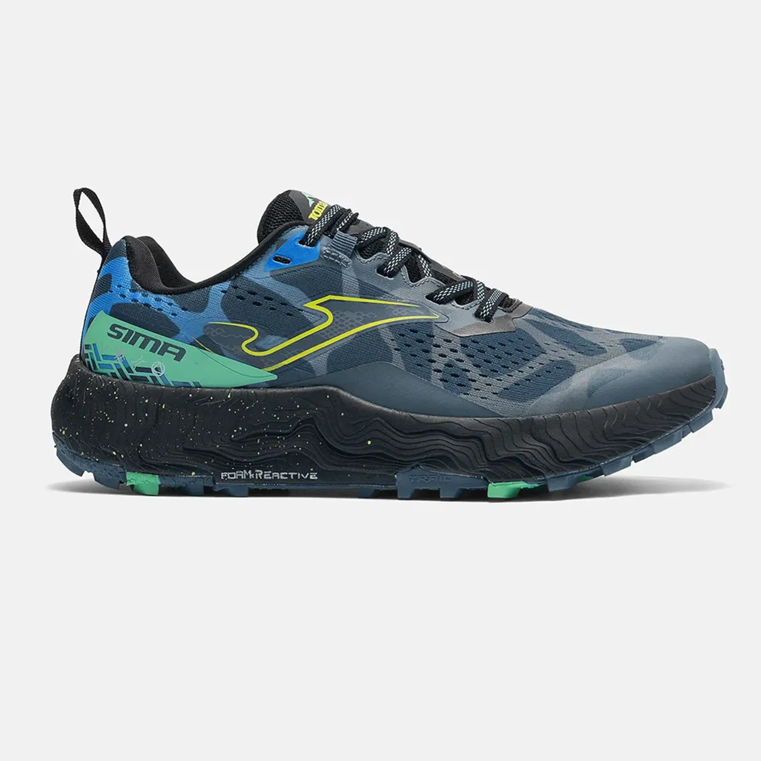 Zapatillas Joma Trail Running Hombre Sima 2601 color azul | Platanitos