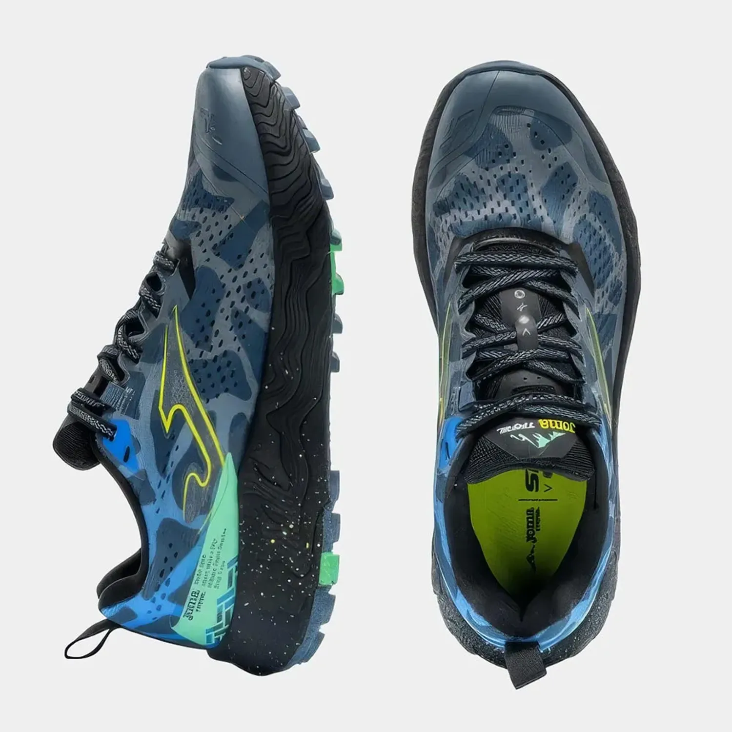 Zapatillas Joma Trail Running Hombre Sima 2601 color azul | Platanitos