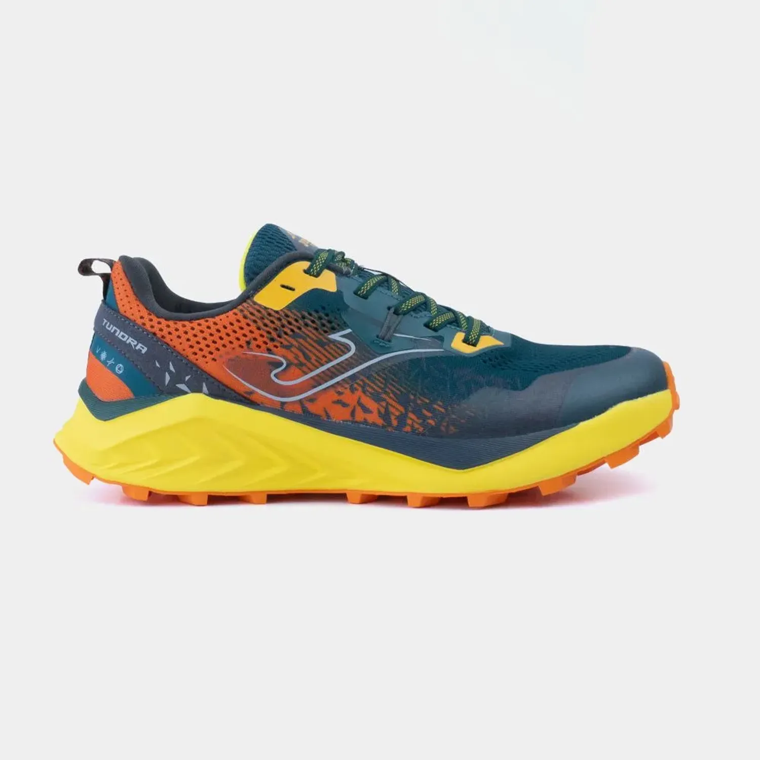 Zapatillas Joma Trail Running Hombre Tundra 2617 color azul / amarrillo | Platanitos