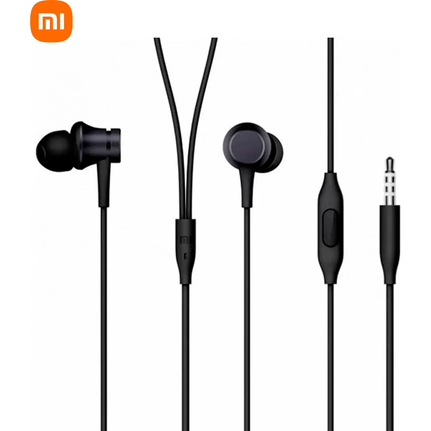 Audifonos Xiaomi Inalámbricos In-Ear Mi Basic Con Micrófono color negro | Platanitos