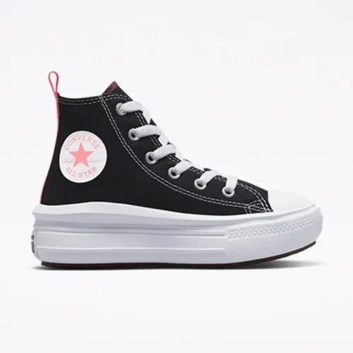 Zapatillas Converse Urbanas Niño Chuck Taylor All Star Move Platform Hi color negro | Platanitos