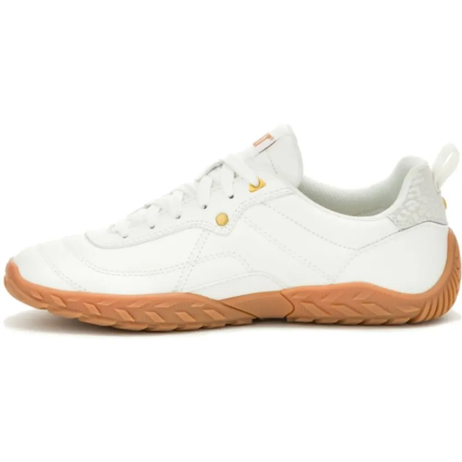 Zapatilla Cat Casual Mujer Track Mode color blanco | Platanitos