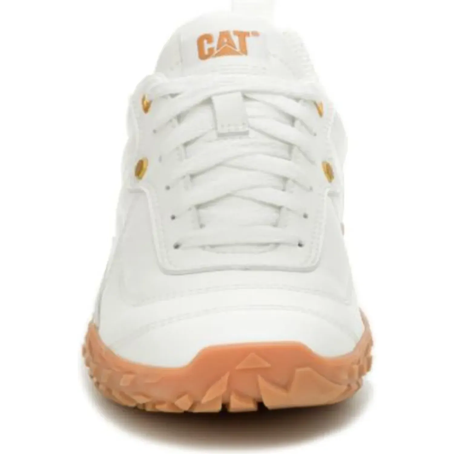 Zapatilla Cat Casual Mujer Track Mode color blanco | Platanitos