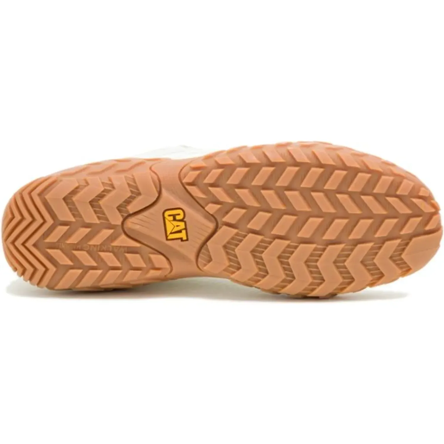 Zapatilla Cat Casual Mujer Track Mode color blanco | Platanitos