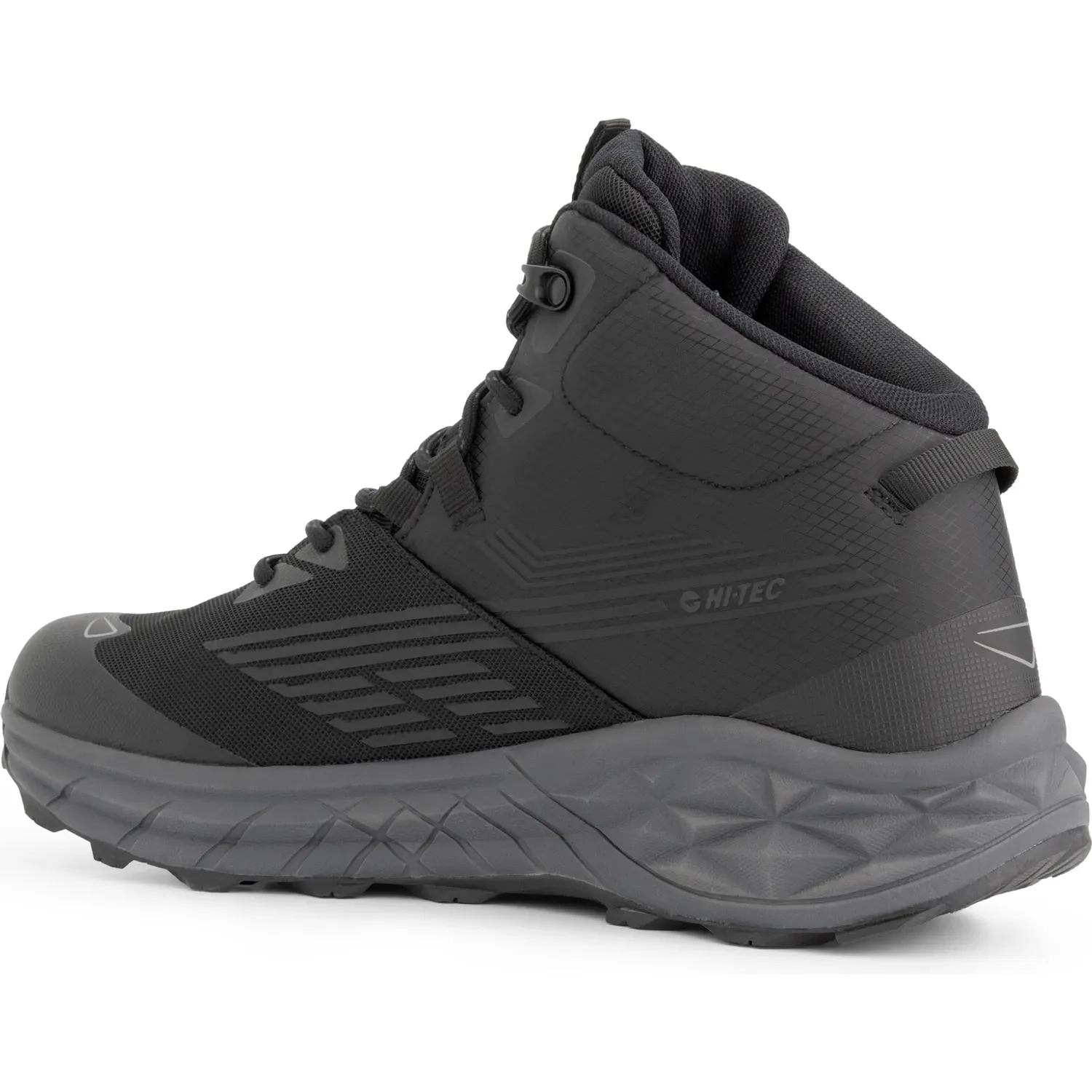 Zapatillas Hi-Tec De Outdoor Hombre Geo Fuse Mid color negro | Platanitos