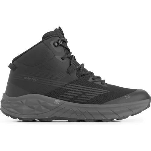 Zapatillas Hi-Tec De Outdoor Hombre Geo Fuse Mid color negro | Platanitos