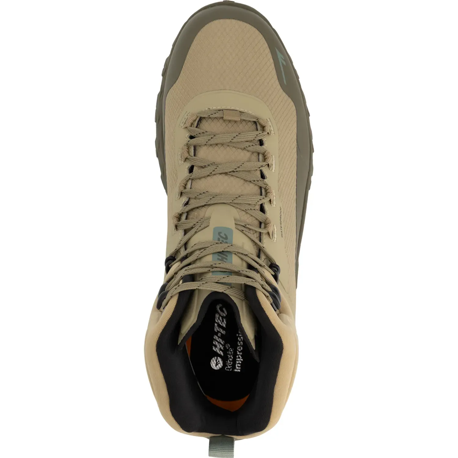 Zapatillas Hi-Tec De Outdoor Hombre Altitude Lte Mid Wp color verde | Platanitos