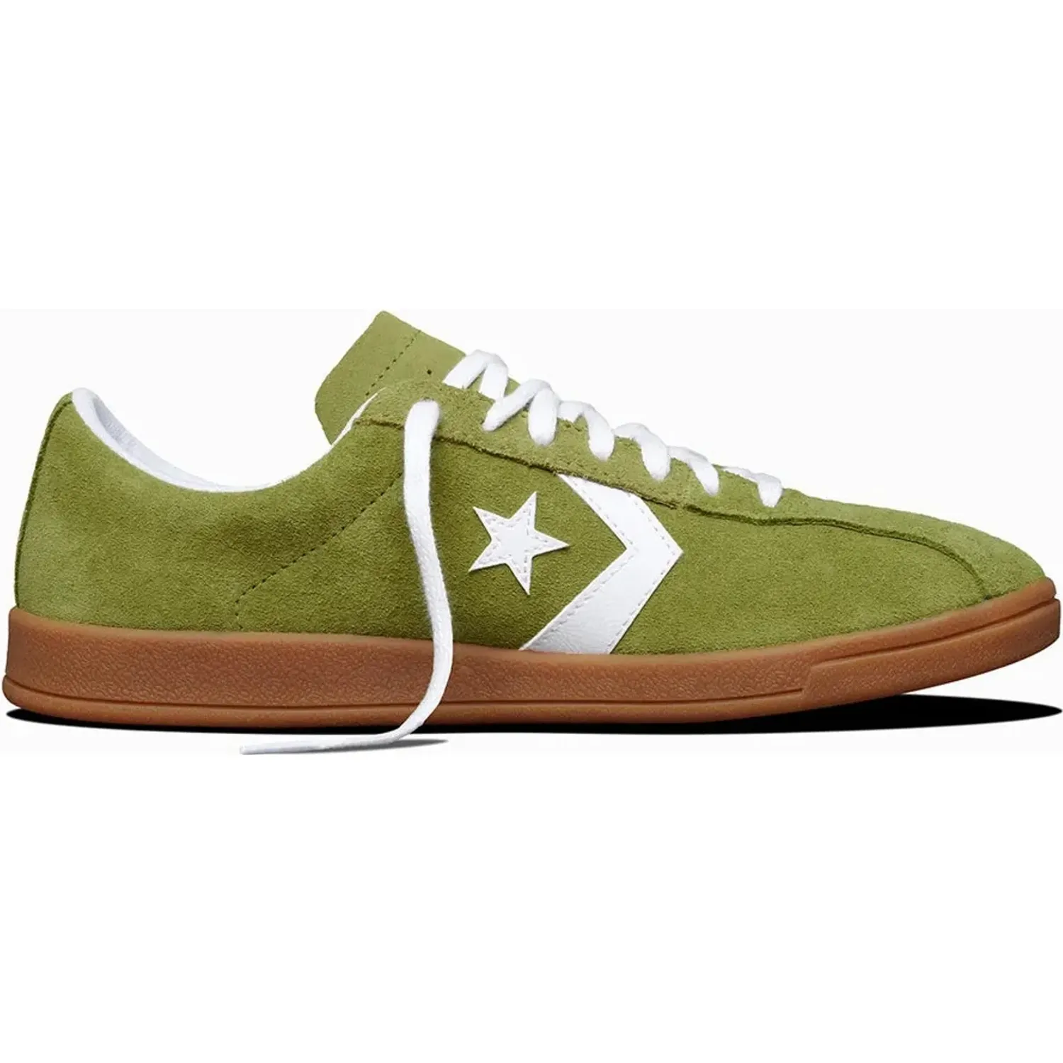 Zapatillas Converse Urbanas Hombre All Star Classic Trainer Suede color verde | Platanitos