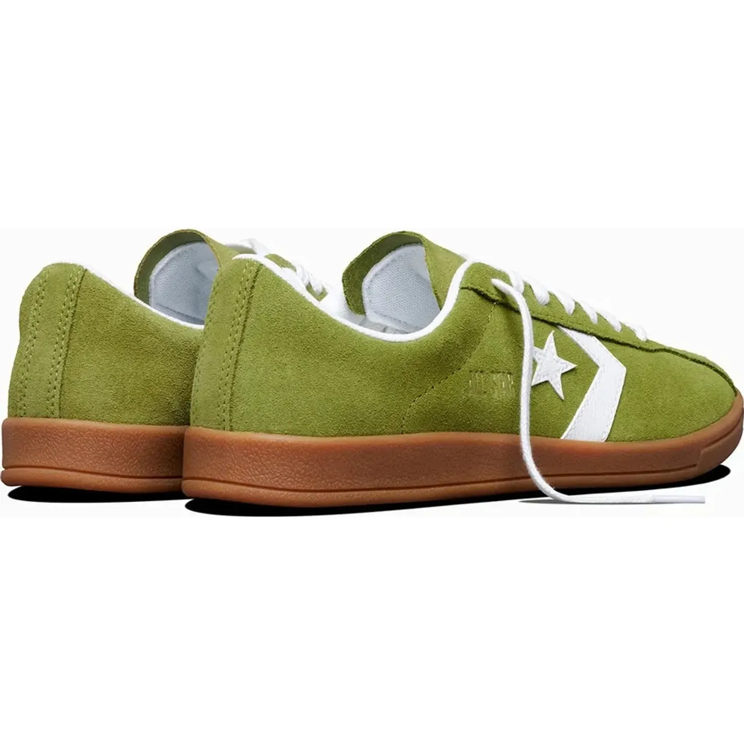 Zapatillas Converse Urbanas Hombre All Star Classic Trainer Suede color verde | Platanitos