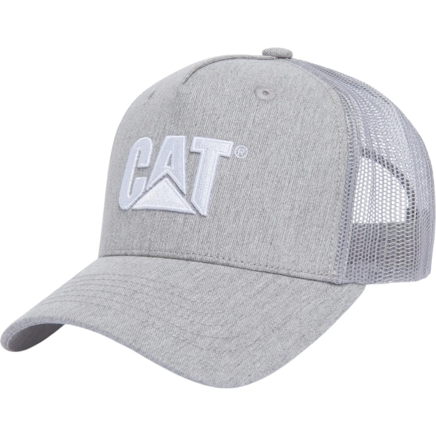 Gorro Cat Deportivo Hombre Trucker 2d Logo Hat color gris | Platanitos