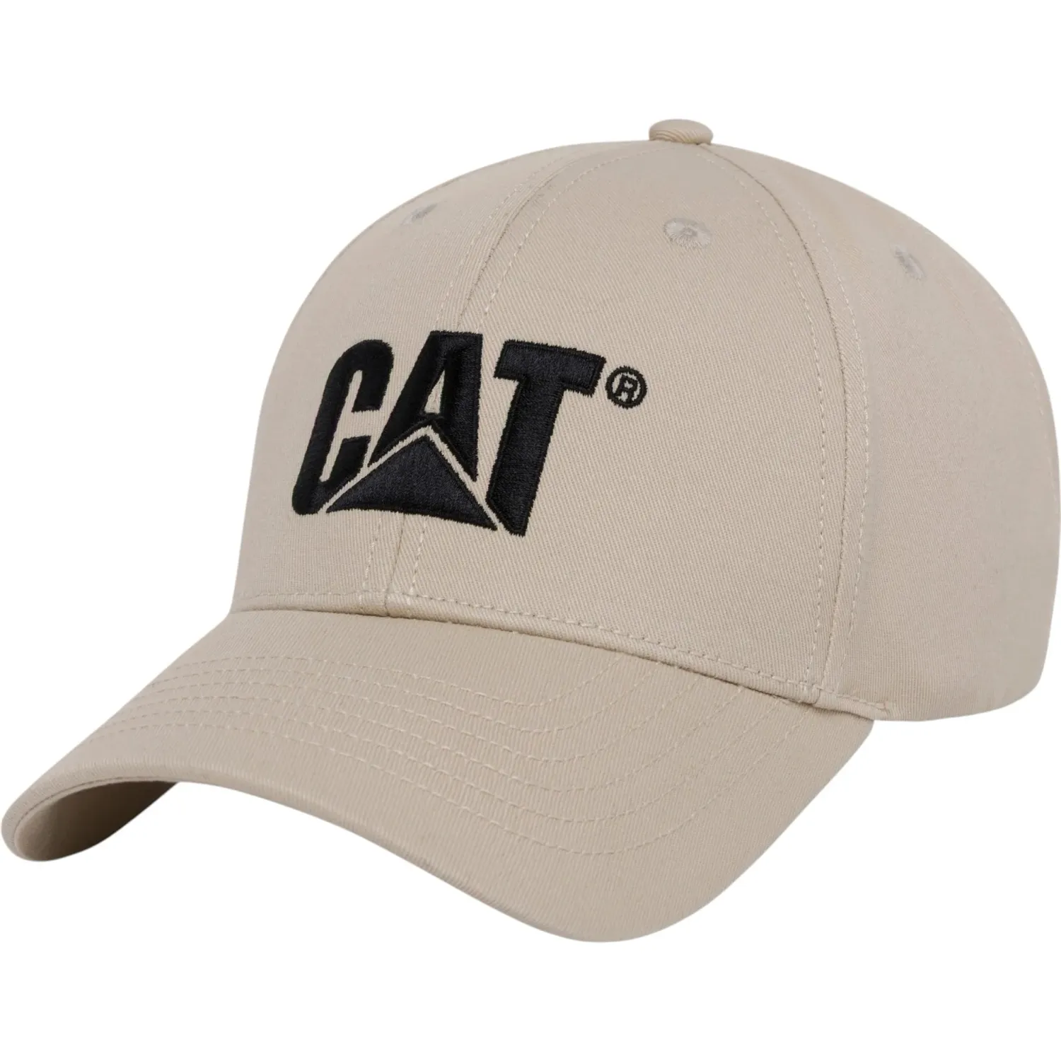 Gorro Cat Deportivo Hombre Logo  Hat color beige | Platanitos