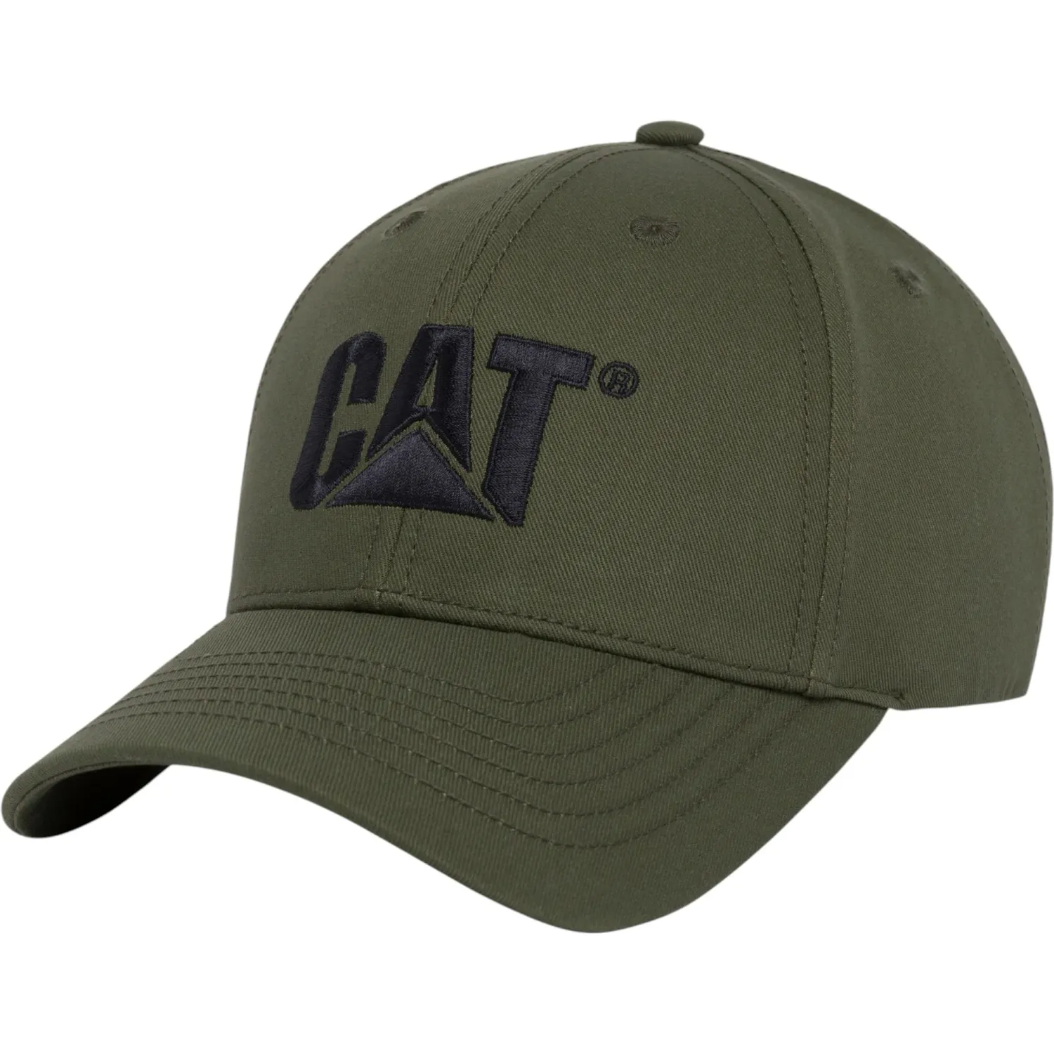 Gorro Cat Deportivo Hombre Logo  Hat color olivo | Platanitos