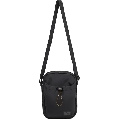 Bolso Cat Deportivo Unisex Montana Utility Bag color negro | Platanitos