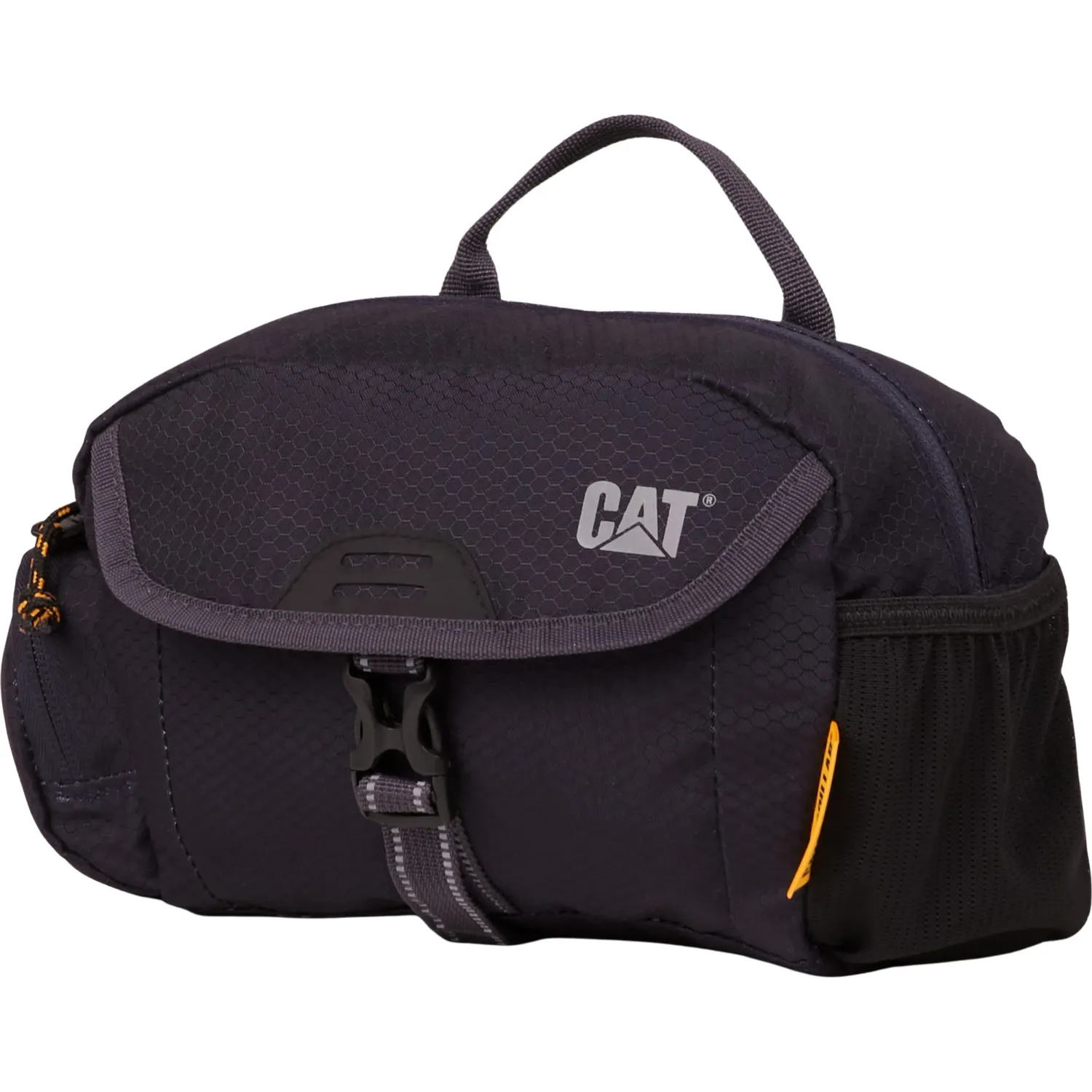 Canguro Cat Deportivo Unisex Fuji Waist Bag color negro | Platanitos