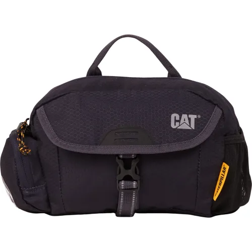Canguro Cat Deportivo Unisex Fuji Waist Bag color negro | Platanitos