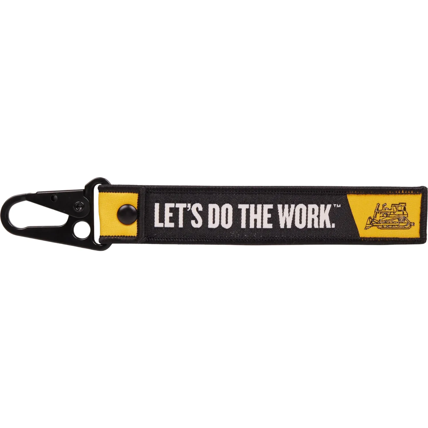Llavero Cat Unisex Woven Key Tag color amarillo | Platanitos